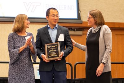 Wencai Zhang with presenters