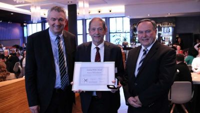 Karmis Presented with Ludwig Wilke Award from the Society of Mining Professors
