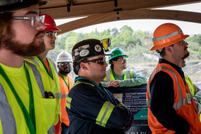 Hunter Stanley at a mining site