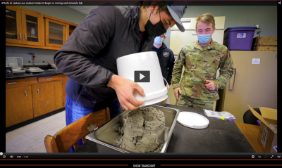 Efforts to reduce our carbon footprint begin in mining and minerals lab